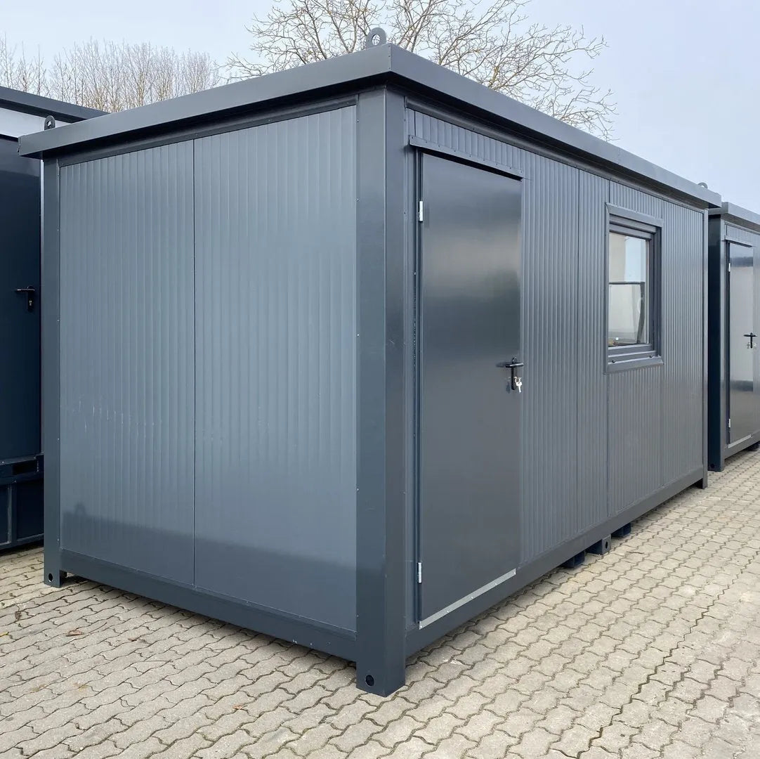 Bürocontainer 5×2,4 m – Vorgefertigtes Modul mit Isolierung